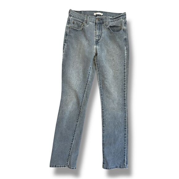 Levi's Blue Straight Leg 505 Jeans Classic Fit Sz 8 - Picture 1 of 12